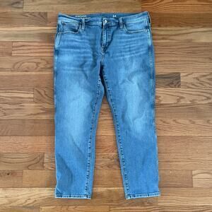 J. Crew 9" Vintage Slim Straight Jeans Womens 34 Blue Gemma Wash Denim Casual